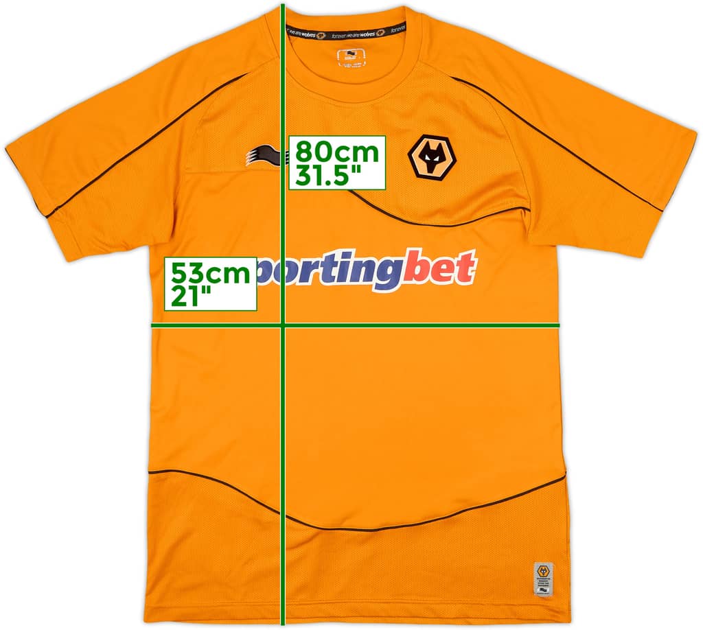 2011-12 Wolves Home Shirt - 9/10 - (L)