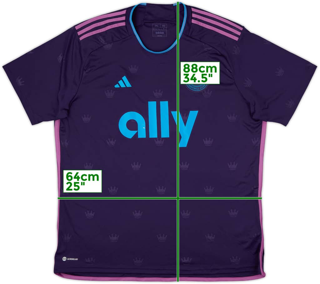 Camiseta de visitante del Charlotte FC 2023-24 - 10/10 - (XXL)