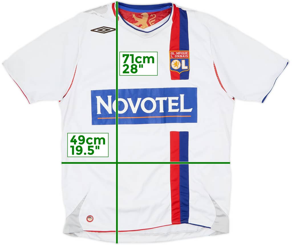 2006-07 Lyon Camiseta Local - 4/10 - (M)