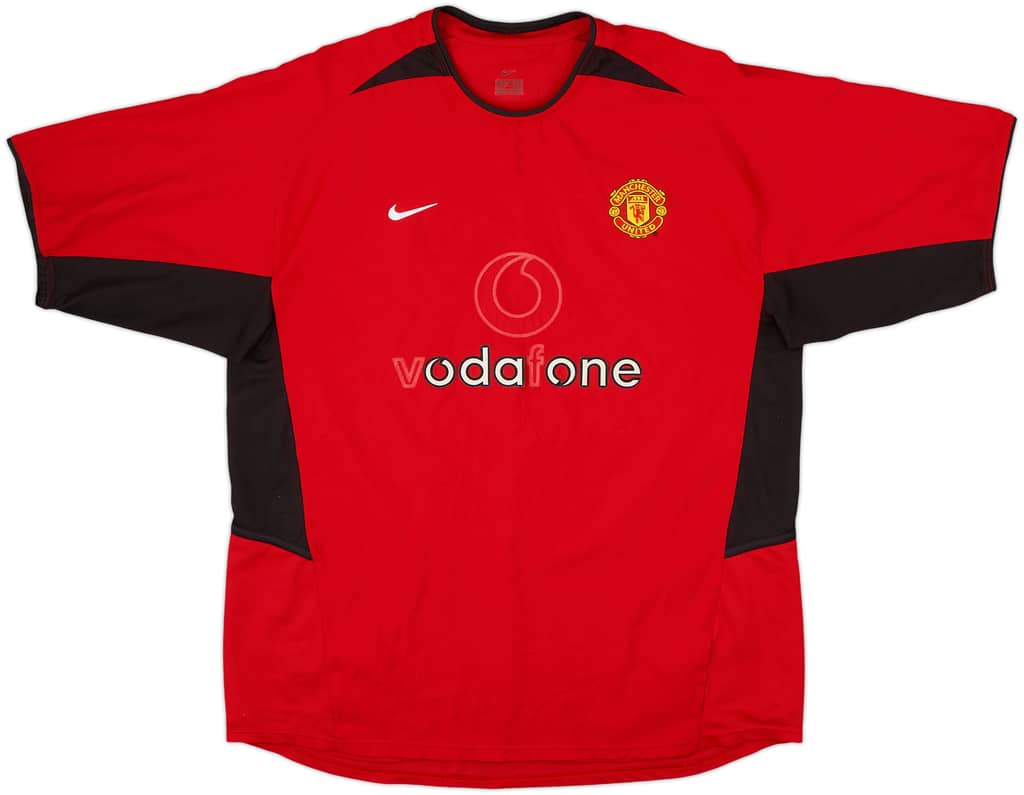 2002-04 Manchester United Home Shirt - 4/10 - (XL)