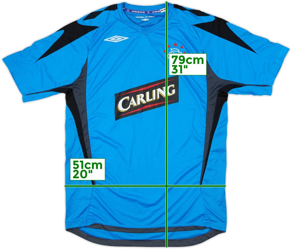 2006-07 Rangers Umbro Training Shirt - 6/10 - (L)