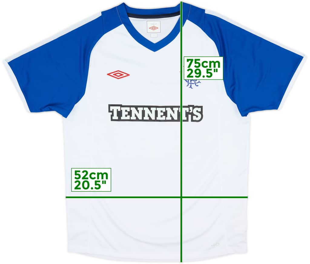 Camiseta Umbro de entrenamiento del Rangers 2010-11 - 7/10 - (L)