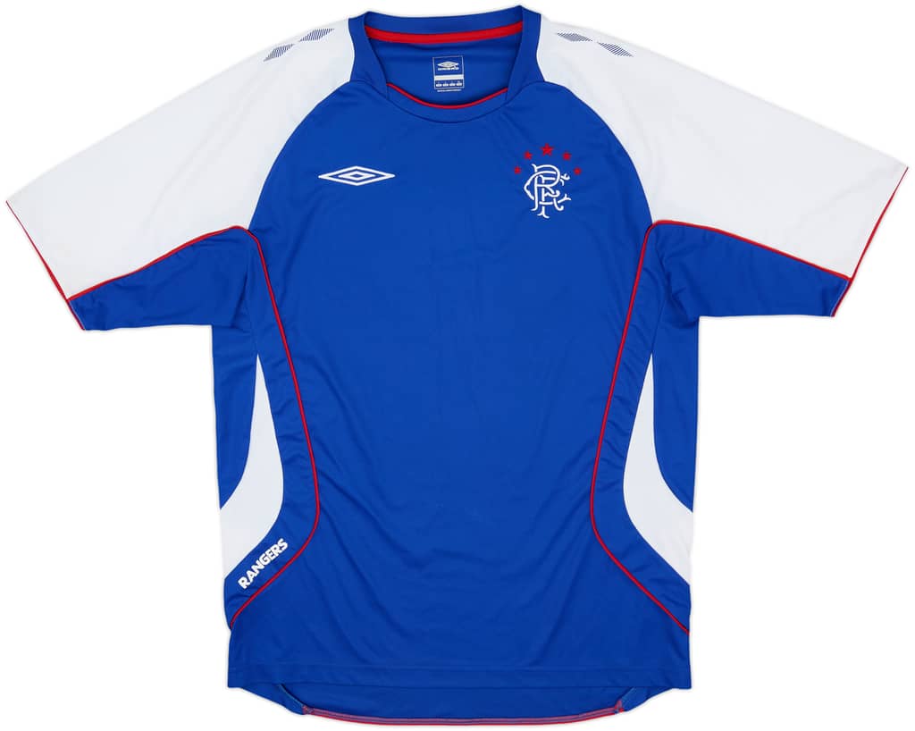 Camiseta Umbro de entrenamiento del Rangers 2006-07 - 10/10 - (L)