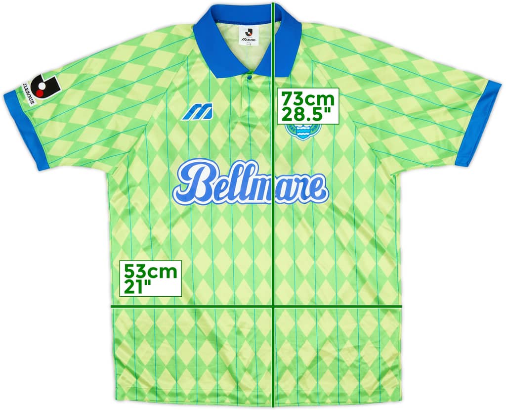 1993-95 Bellmare Hiratsuka Camiseta Local - 8/10 - (L)