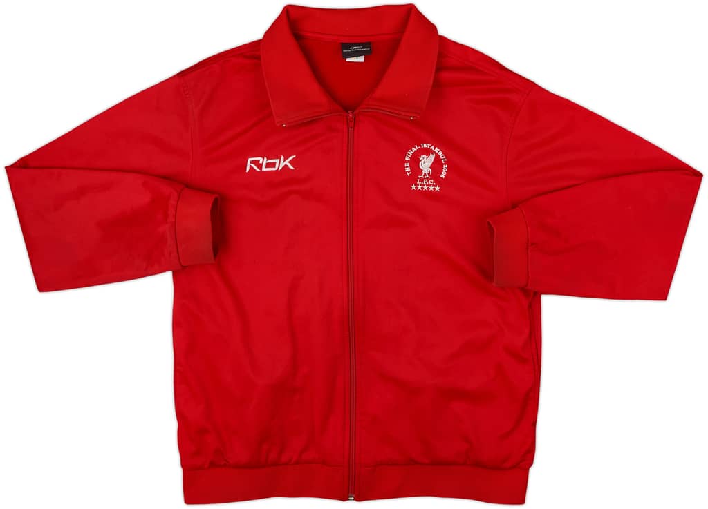 2005-06 Liverpool Reebok 'The Final Istanbul' Track Jacket - 9/10 - (L)