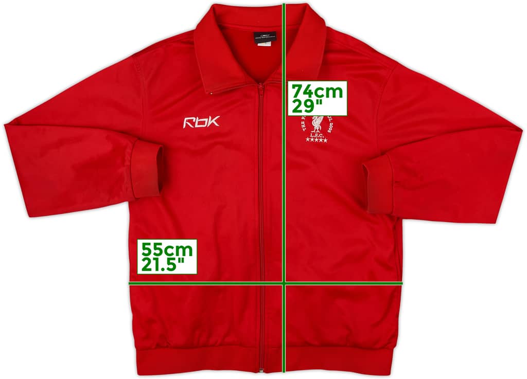 2005-06 Liverpool Reebok 'The Final Istanbul' Track Jacket - 9/10 - (L)
