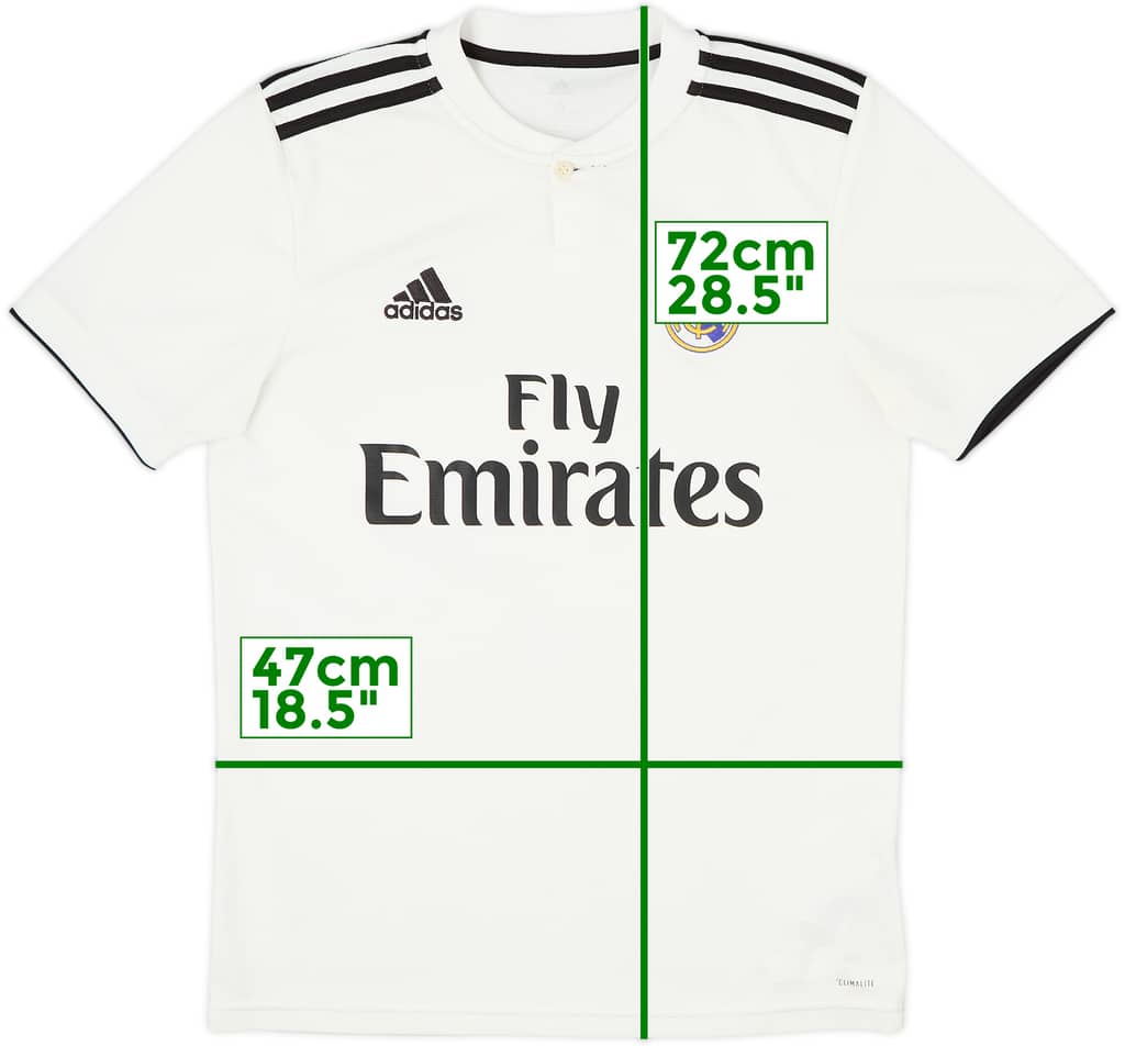 2018-19 Real Madrid Home Shirt - 9/10 - (S)