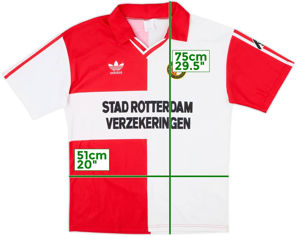 1992-94 Feyenoord Home Shirt - 7/10 - (L)