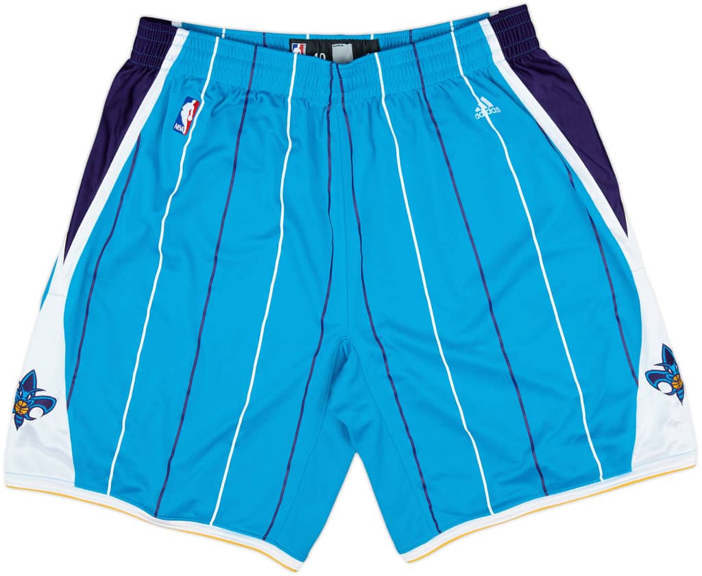 2010-13 New Orleans Hornets adidas Authentic Away Shorts - 9/10 - (XXL)