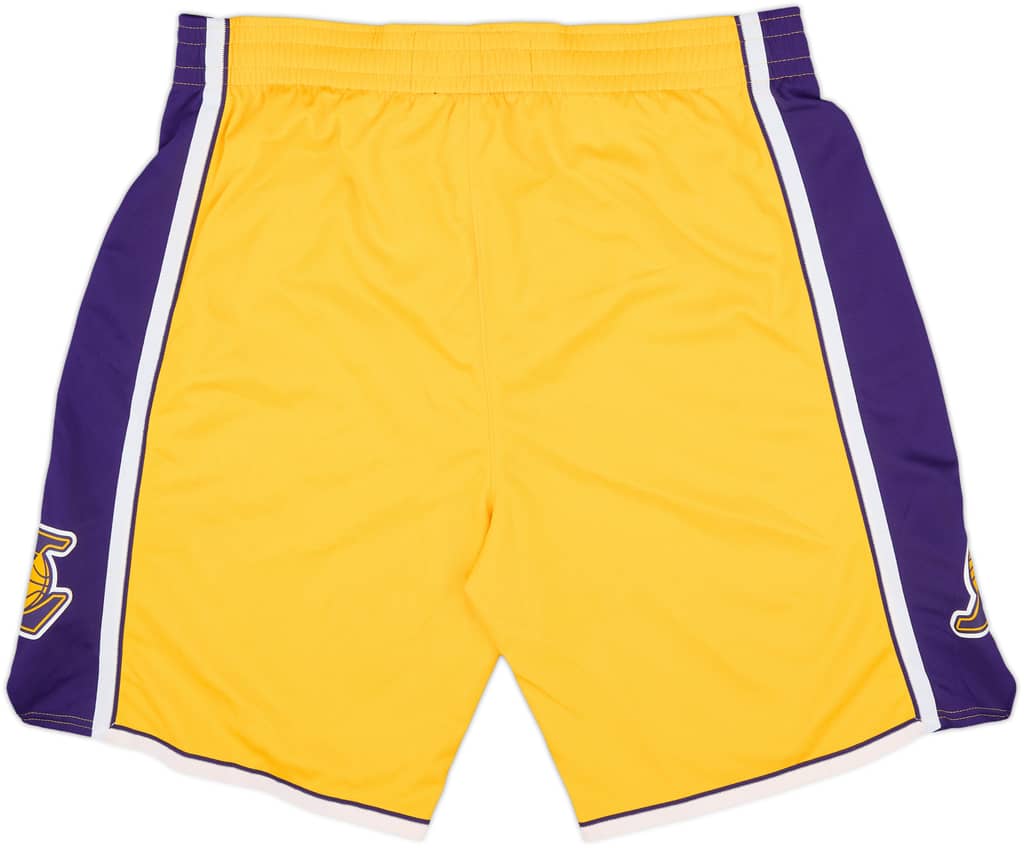 2010-14 LA Lakers adidas Swingman Home Shorts - 9/10 - (XL)