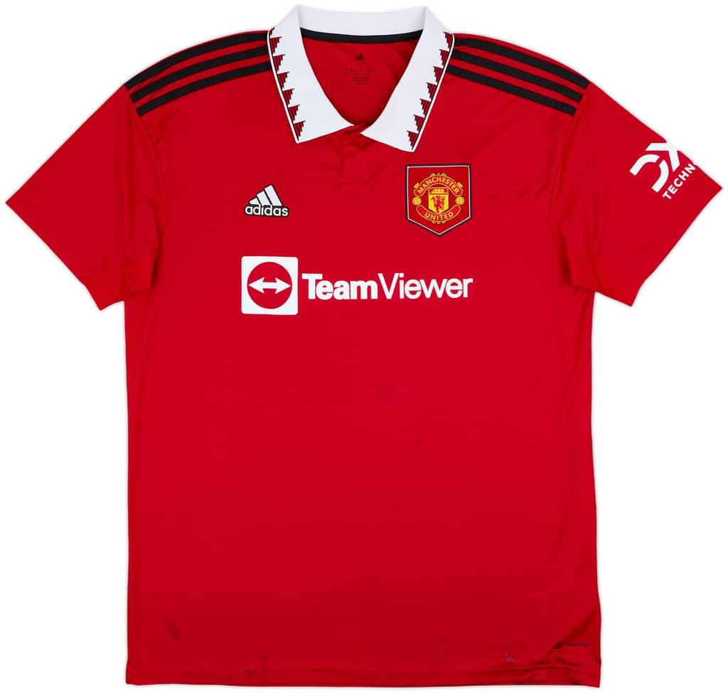 2022-23 Manchester United Home Shirt - 5/10 - (XL)
