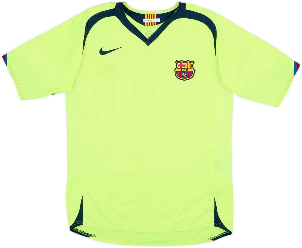 2005-06 Barcelona Away Shirt - 5/10 - (XL.Boys)