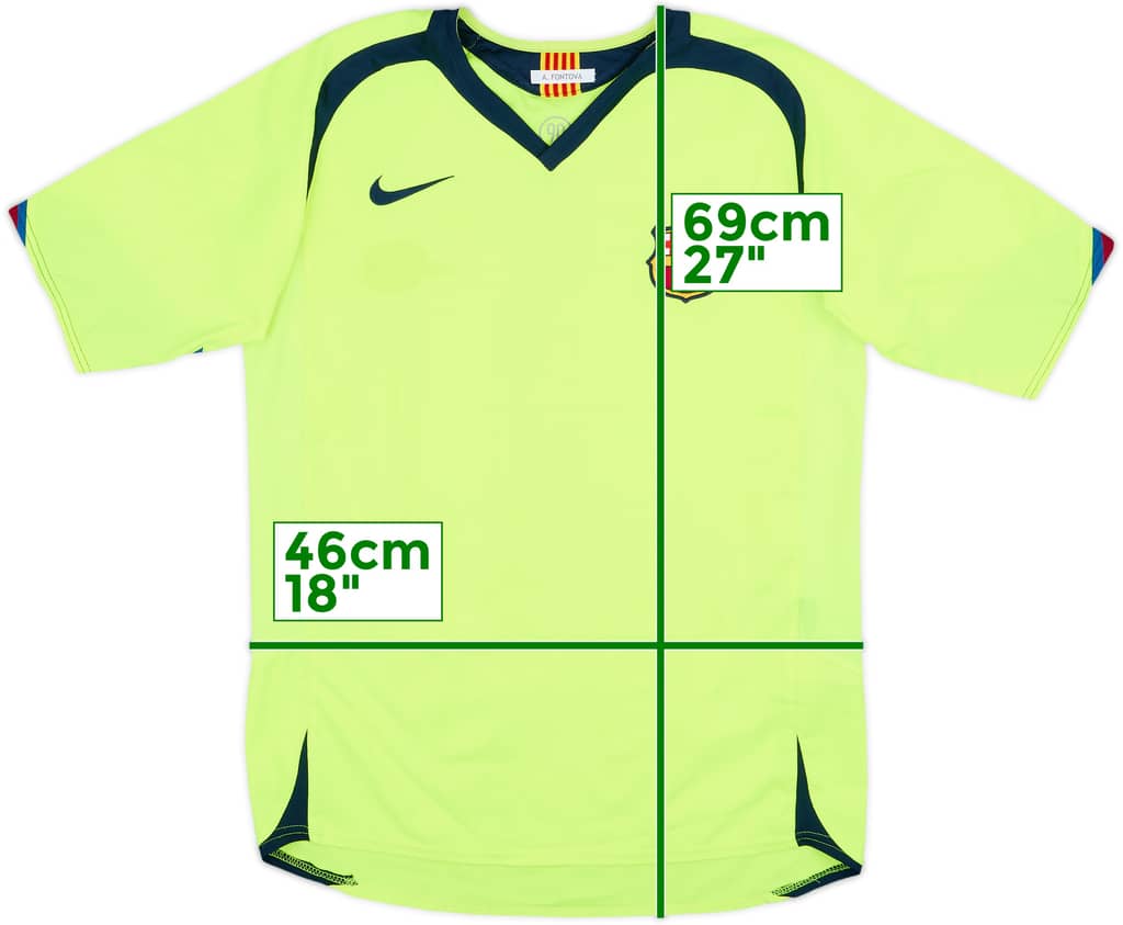 2005-06 Barcelona Away Shirt - 5/10 - (XL.Boys)