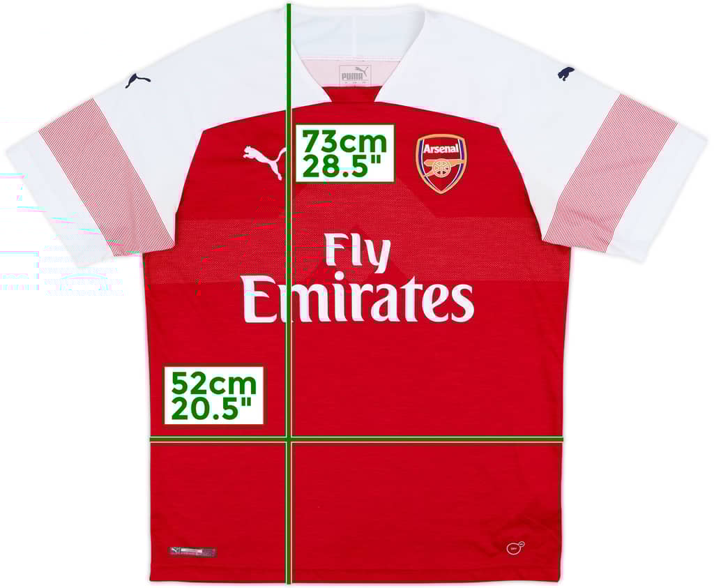 2018-19 Arsenal Home Shirt - 5/10 - (L)