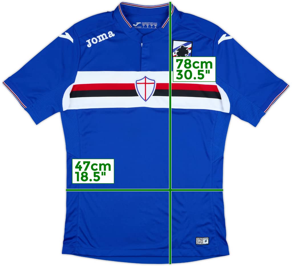 2015-16 Sampdoria Home Shirt - 6/10 - (L)