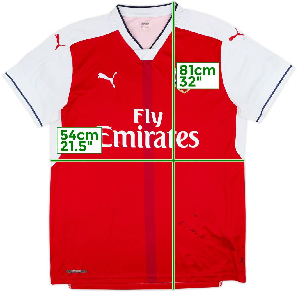 2016-17 Arsenal Home Shirt - 4/10 - (XL)