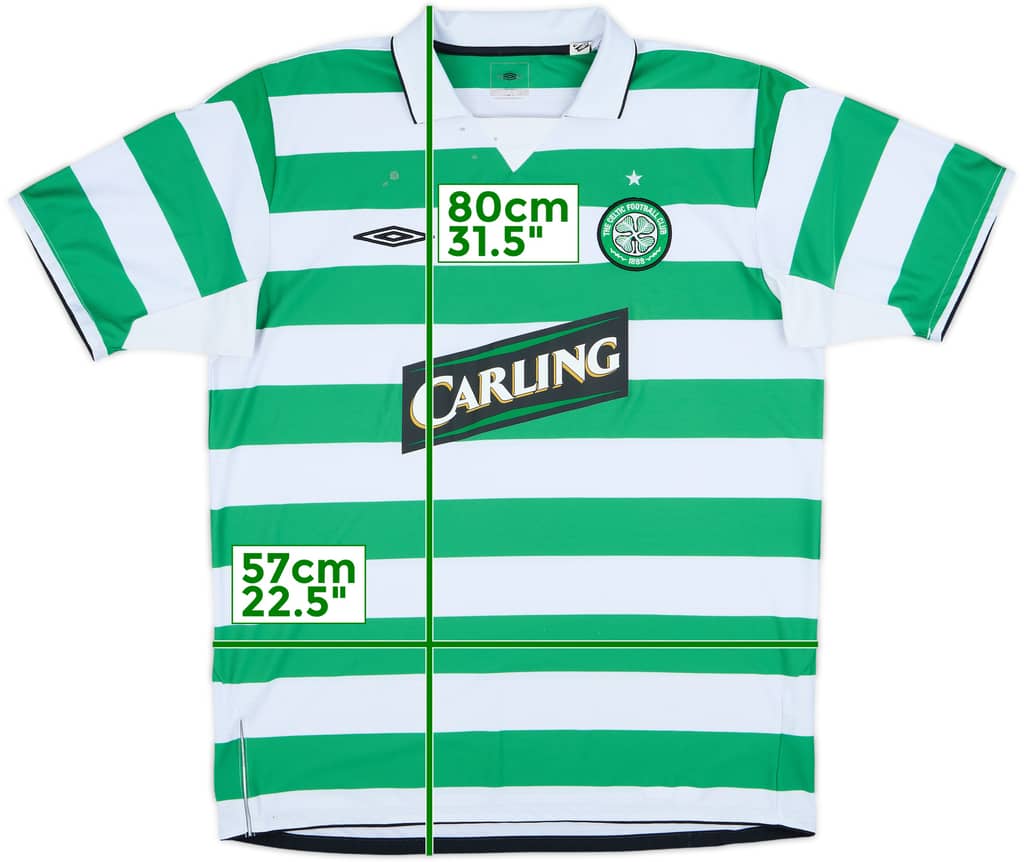 2004-05 Celtic Home Shirt - 5/10 - (XL)