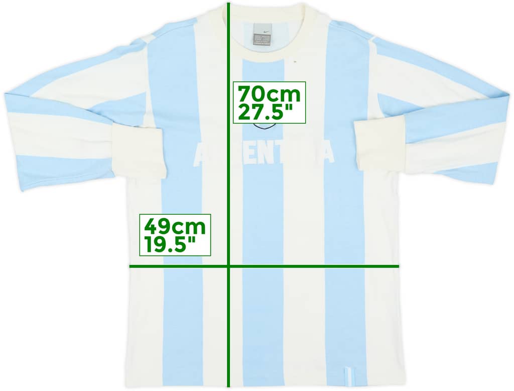 2004-05 Argentina Nike Cotton Tee - 9/10 - (M)