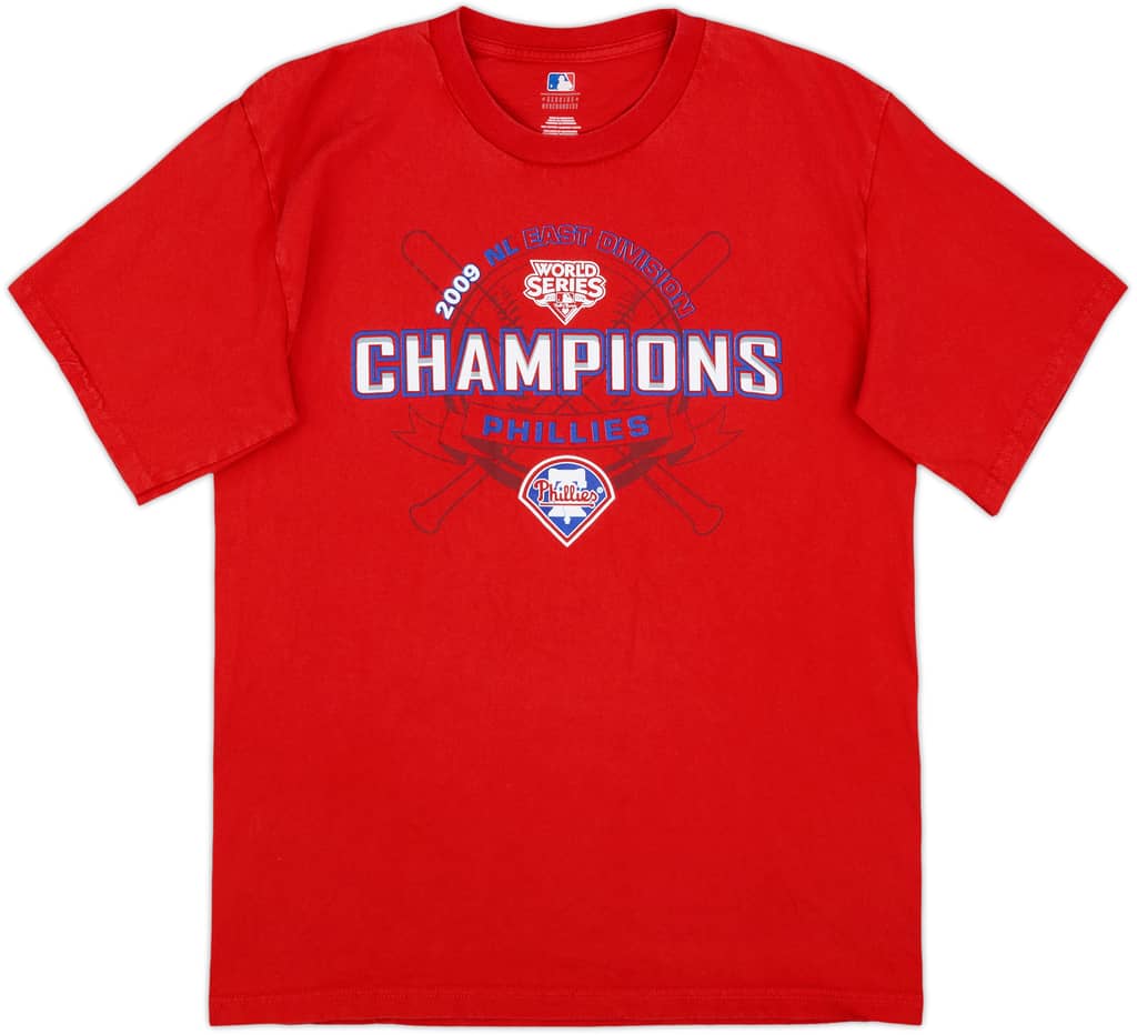 2009 Philadelphia Phillies NL East Champions MLB Tee - 8/10 - (M)