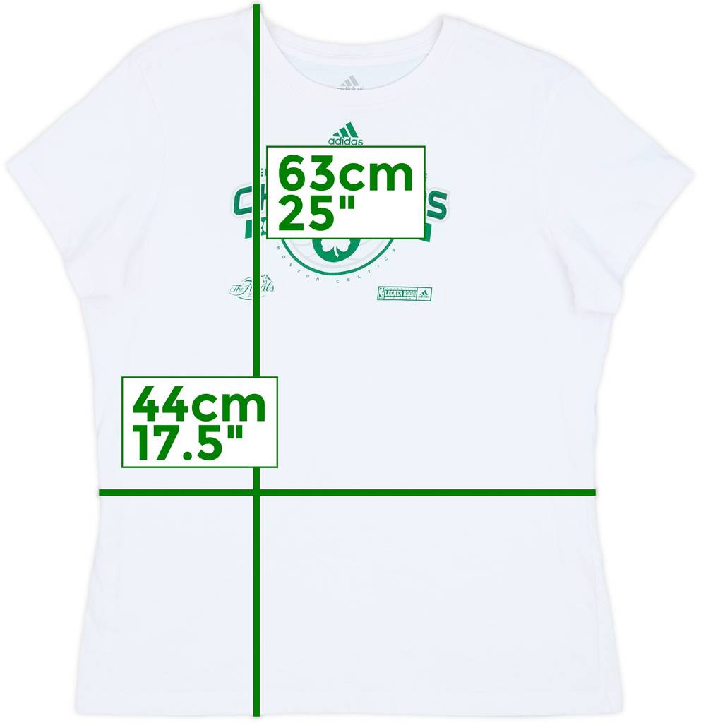 2008 Boston Celtics Eastern Conference Champions adidas Tee Womens - 9/10 - (M)