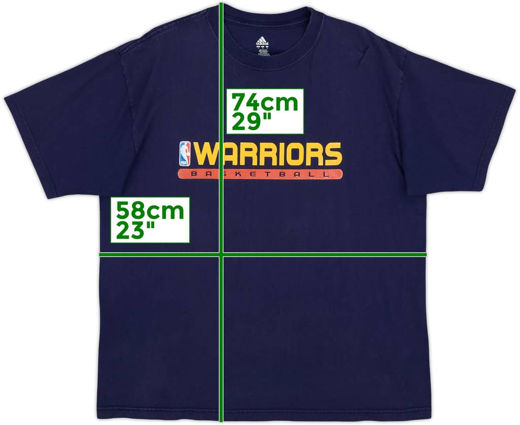 2006-10 Golden State Warriors adidas Tee - 6/10 - (L)