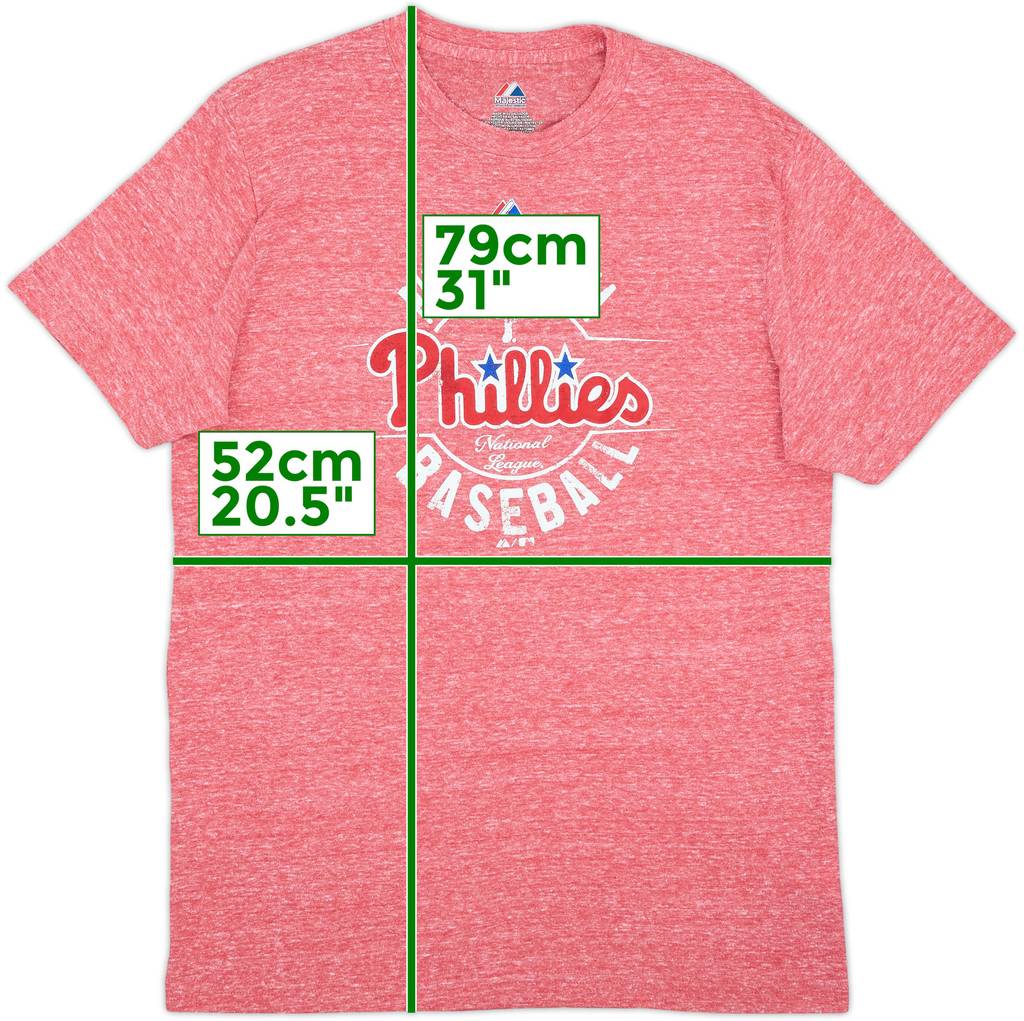 2013 Philadelphia Phillies Majestic Tee - 7/10 - (L)