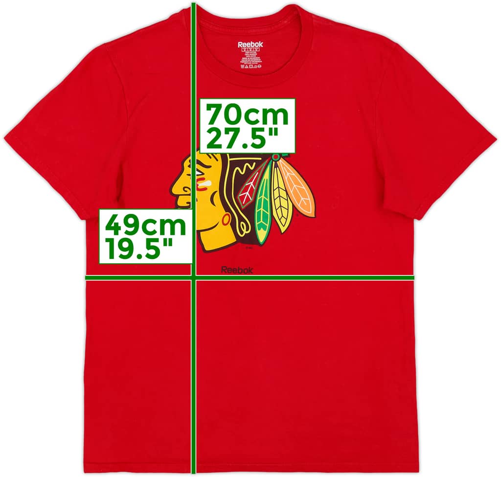 2011-17 Chicago Blackhawks Reebok Tee - 7/10 - (M)
