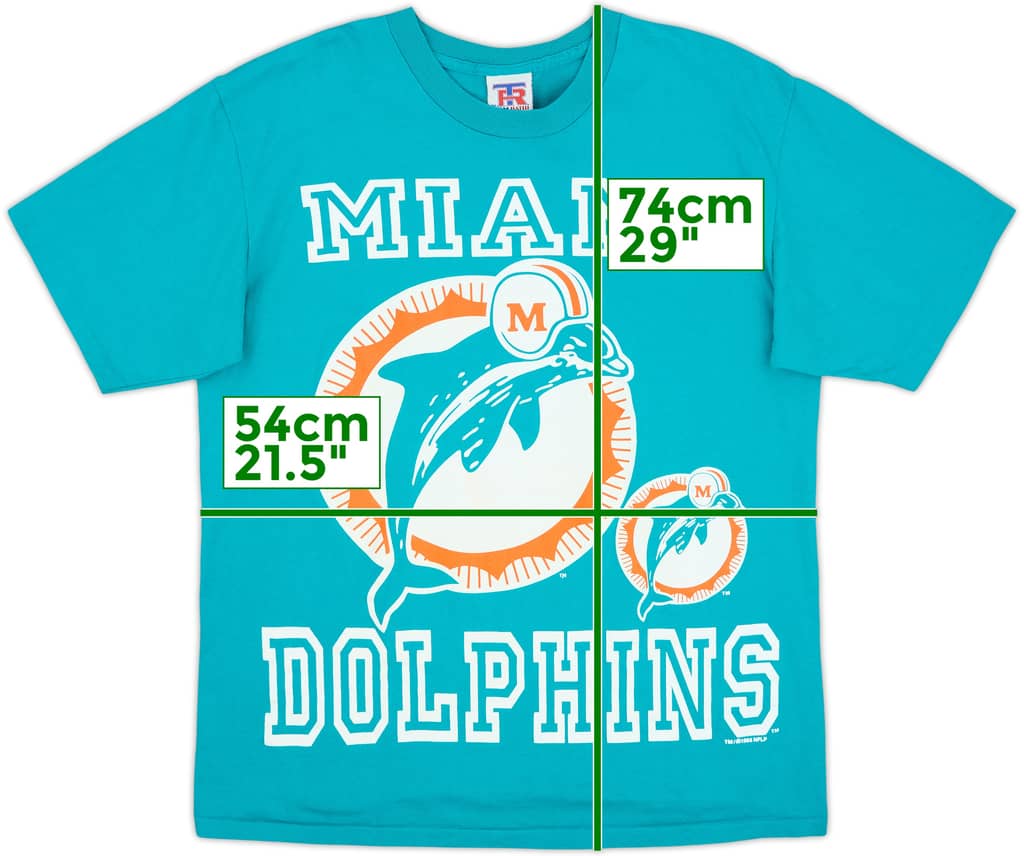 1996 Miami Dolphins Team Rated Graphic Tee - 9/10 - (L)