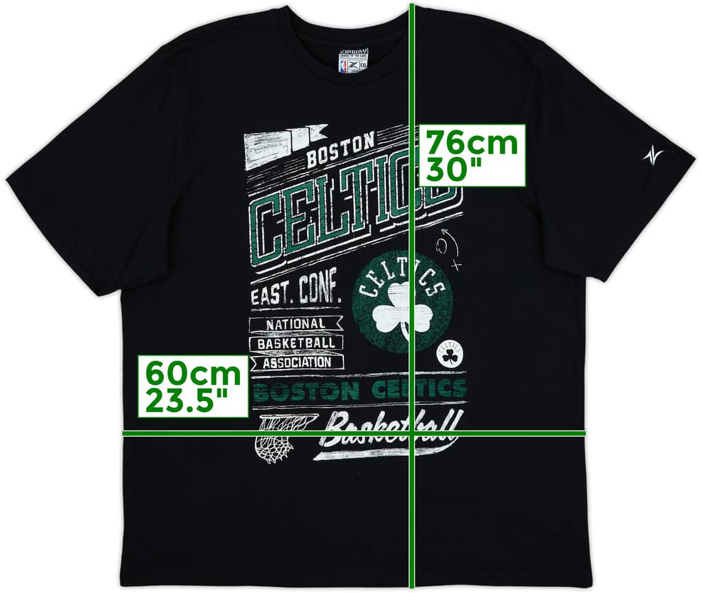 2010s Boston Celtics Zipway Graphic Tee - 9/10 - (XXL)