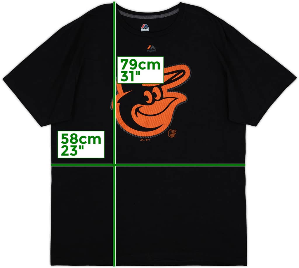 2016 Baltimore Orioles Majestic Tee - 9/10 - (XL)