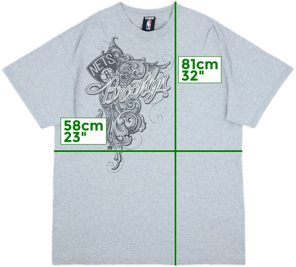 2012-13 Brooklyn Nets UNK Tee - 7/10 - (XL)