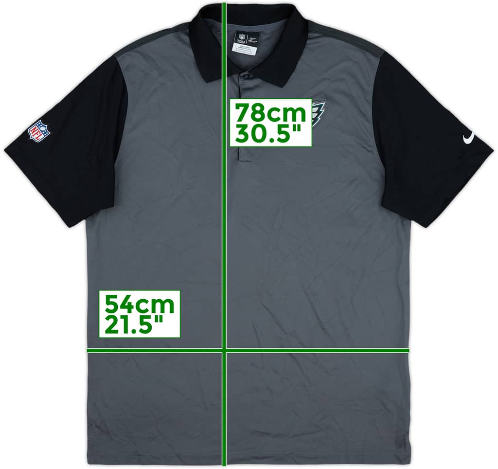 2015 Philadelphia Eagles Nike Polo Shirt - 8/10 - (L)