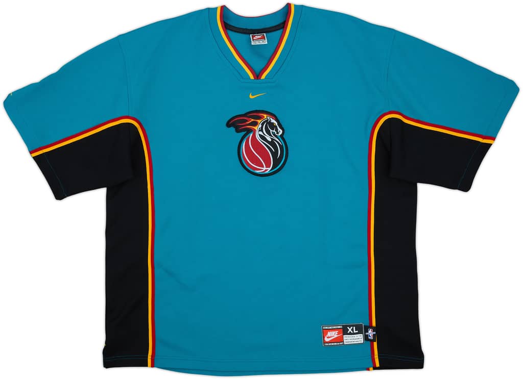 1997-99 Detroit Pistons Nike Authentic Shooting Shirt - 9/10 - (XL)