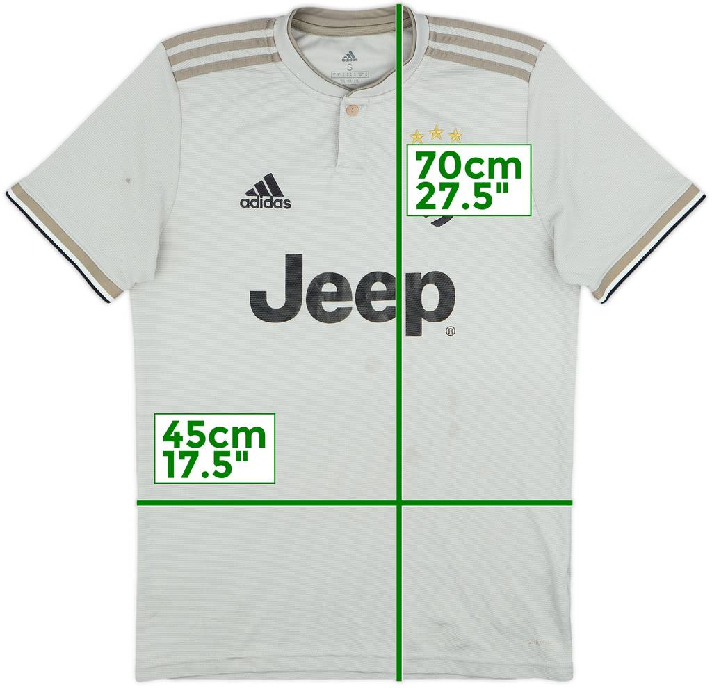 2018-19 Juventus Away Shirt - 4/10 - (S)