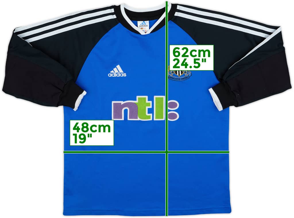2000-01 Newcastle GK Shirt - 8/10 - (Y)