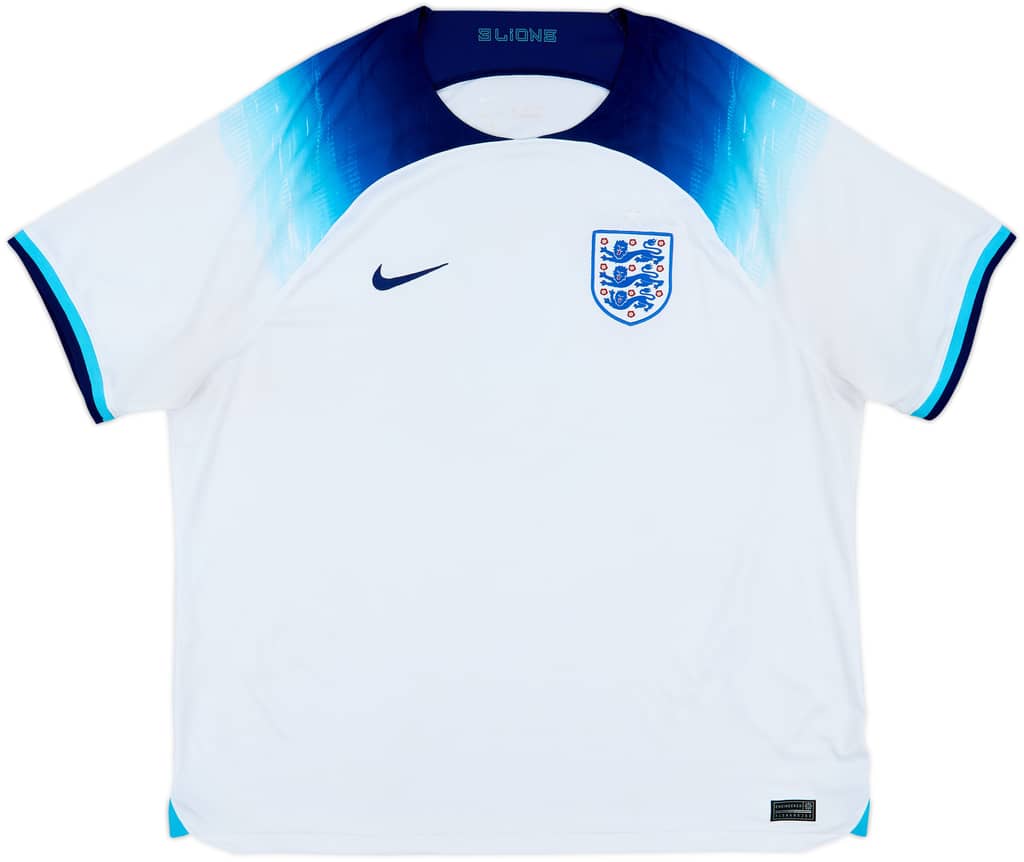 2022-23 England Home Shirt - 4/10 - (XXL)
