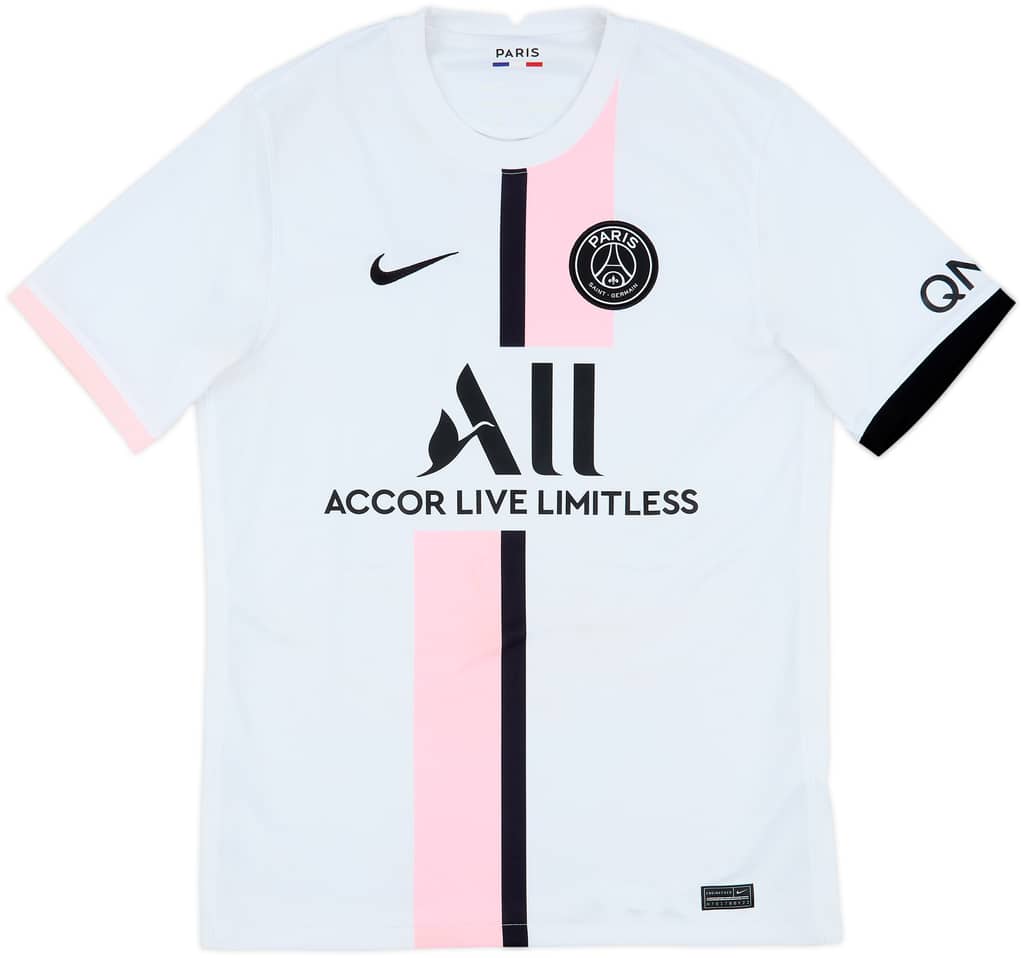 2021-22 Paris Saint-Germain Away Shirt - 4/10 - (M)