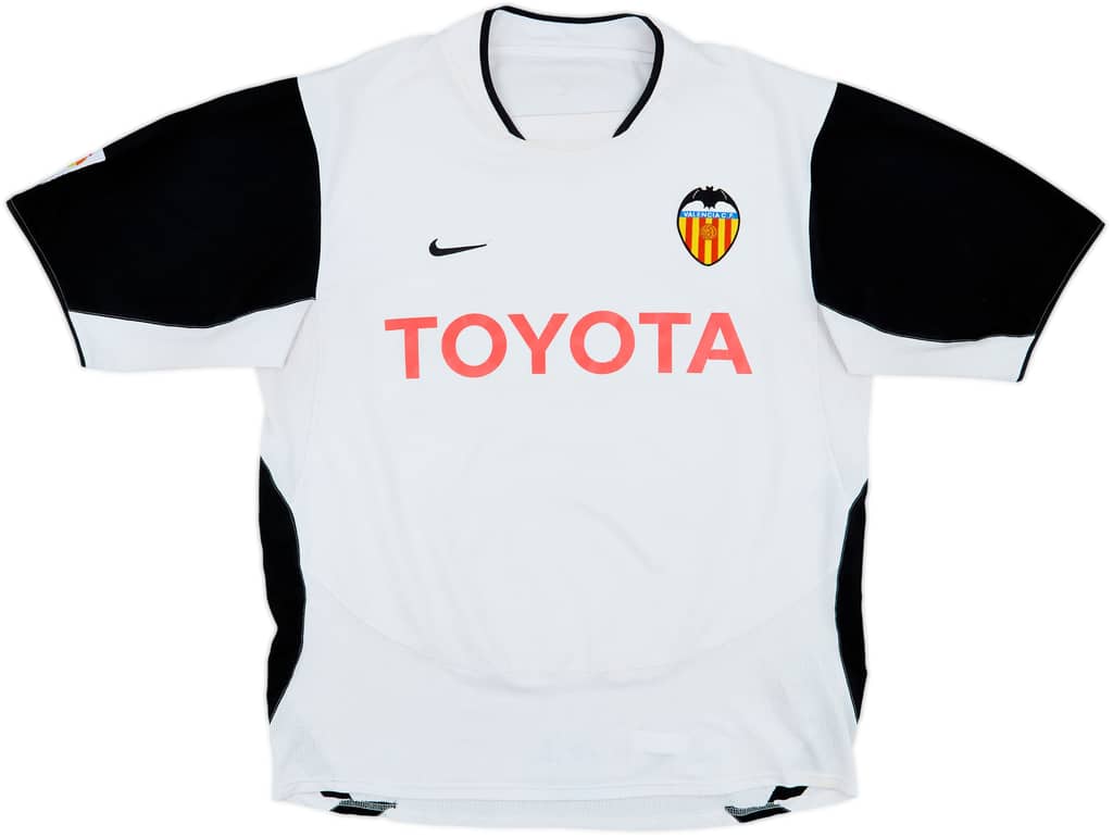 2003-04 Valencia Home Shirt - 6/10 - (L)