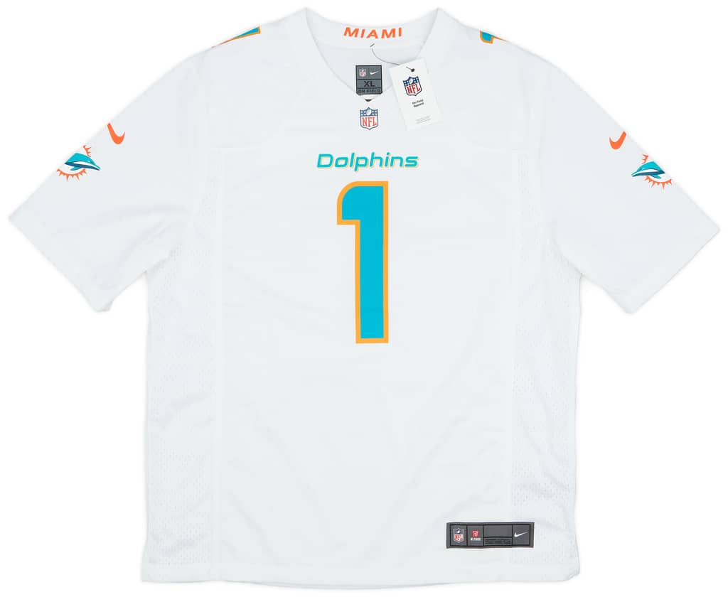 2020-23 Miami Dolphins Tagovailoa #1 Nike Game Away Jersey (XL)