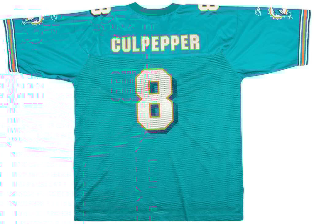 2006 Miami Dolphins Culpepper #8 Reebok On Field Home Jersey (Good) XL