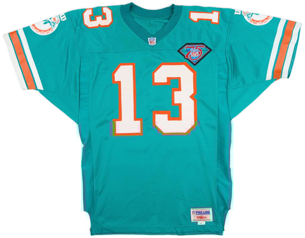 1994 Miami Dolphins Marino #13 Wilson Authentic Home Jersey (Very Good) XL