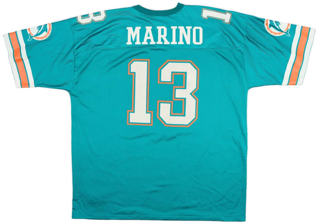 1996 Miami Dolphins Marino #13 Logo Athletic Home Jersey (Excellent) XXL