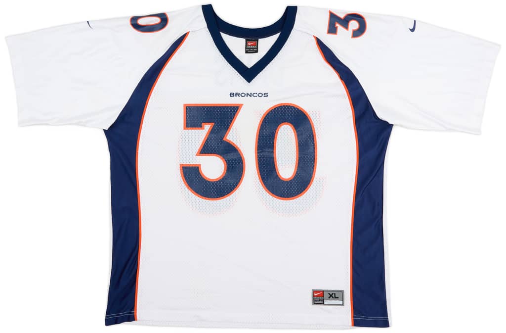1997-00 Denver Broncos Davis #30 Nike Away Jersey (Excellent) XL