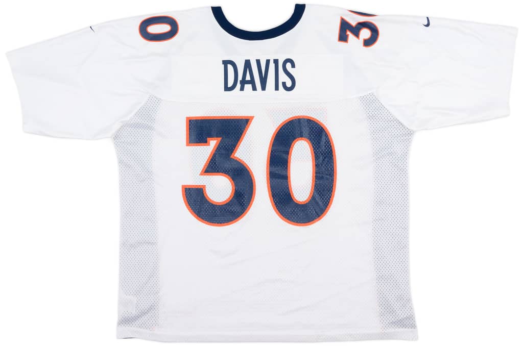 1997-00 Denver Broncos Davis #30 Nike Away Jersey (Excellent) XL