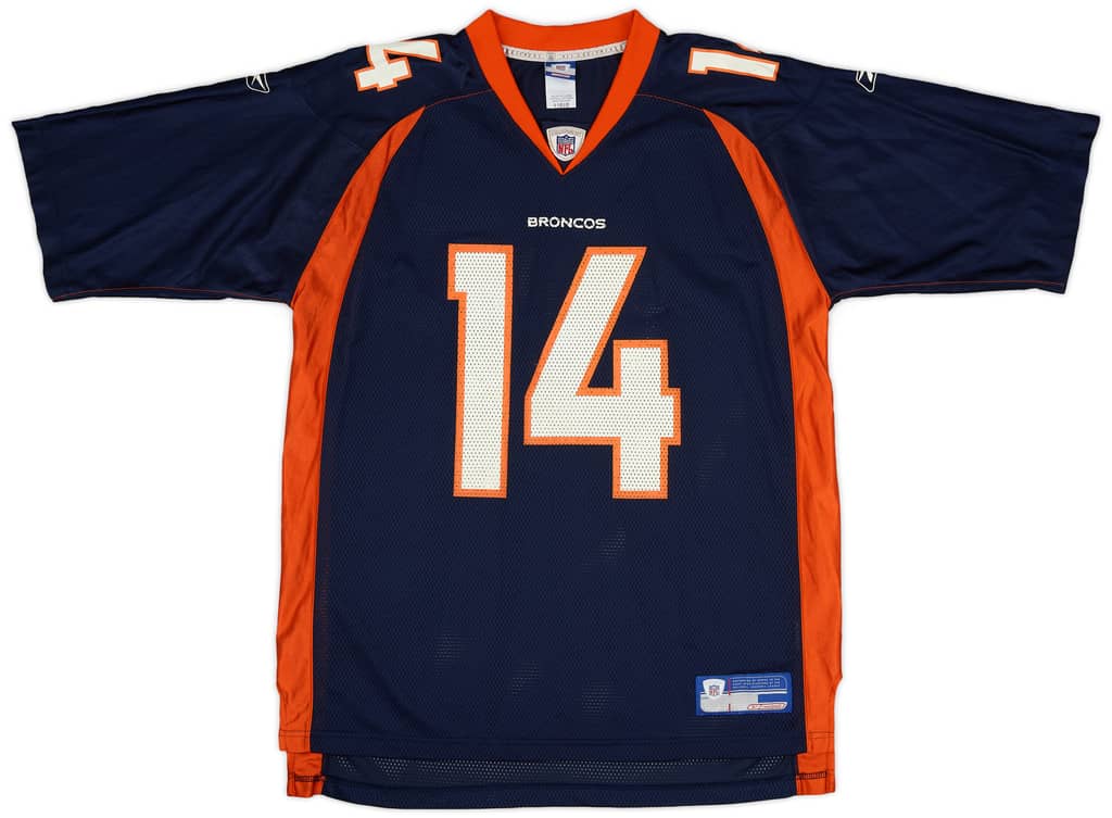 2002 Denver Broncos Griese #14 Reebok On Field Home Jersey (Very Good) L