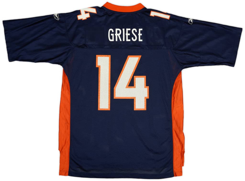 2002 Denver Broncos Griese #14 Reebok On Field Home Jersey (Very Good) L