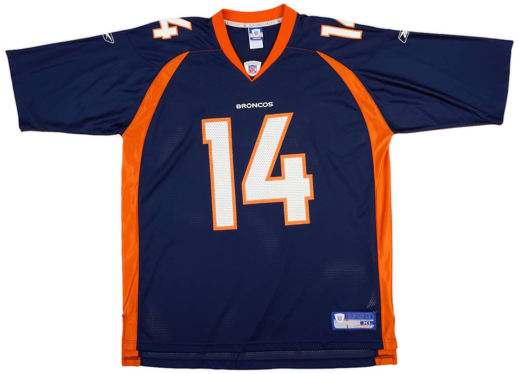 2002 Denver Broncos Griese #14 Reebok On Field Home Jersey (Excellent) XL