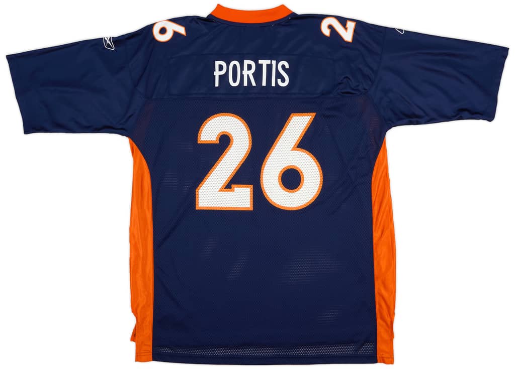 2002-03 Denver Broncos Portis #26 Reebok On Field Home Jersey (Excellent) XL
