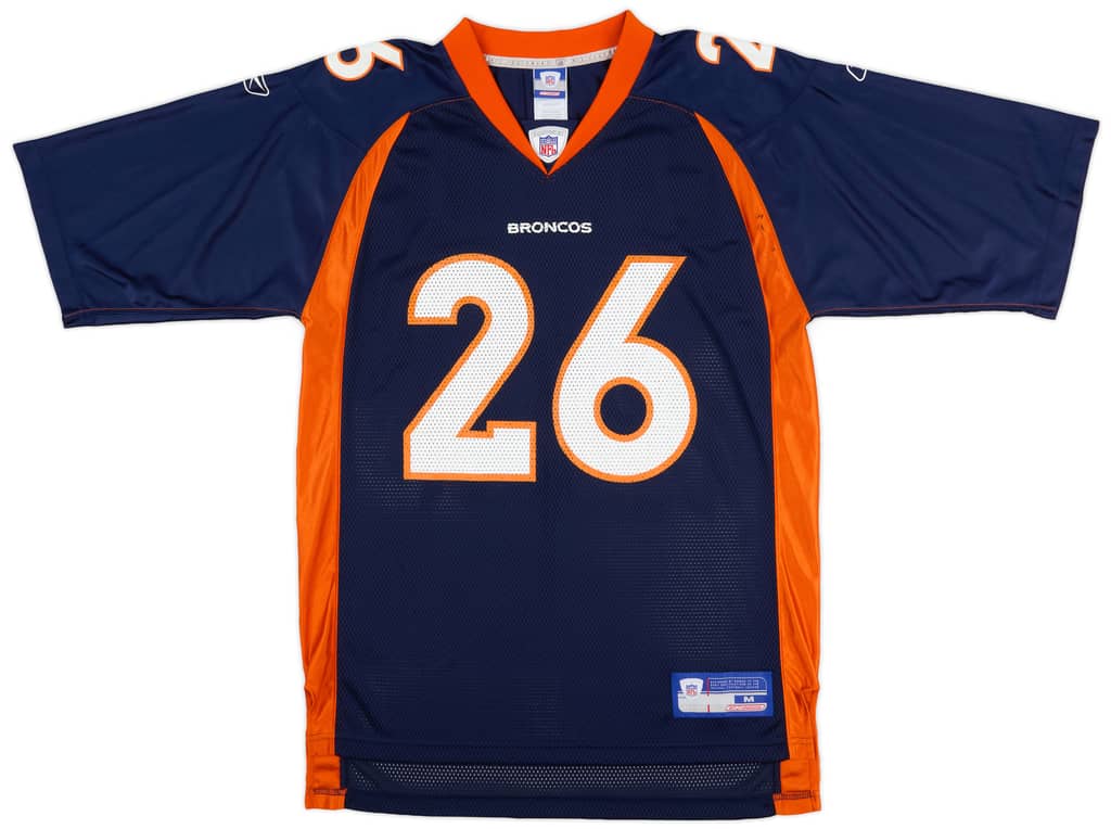 2002-03 Denver Broncos Portis #26 Reebok On Field Home Jersey (Very Good) M