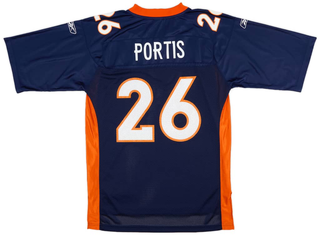 2002-03 Denver Broncos Portis #26 Reebok On Field Home Jersey (Very Good) M